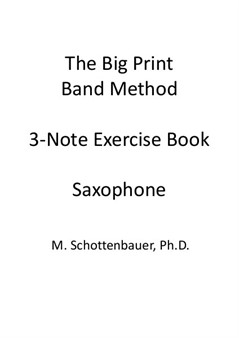 3-Note Exercises: Saxophone