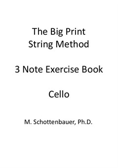 3-Note Exercises: Cello