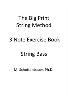 3-Note Exercises: String Bass