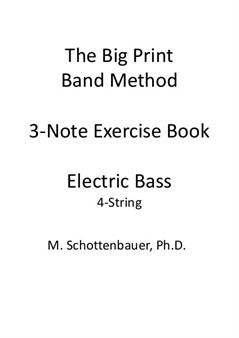 3-Note Exercises: Electric Bass
