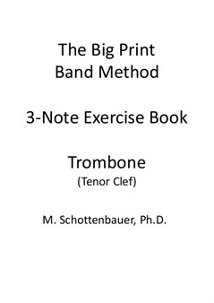 3-Note Exercises: Trombone (Tenor Clef)
