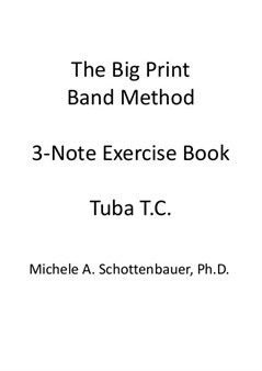 3-Note Exercises: Tuba (3-Valve) Treble Clef T.C.