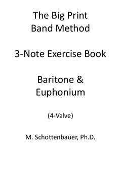 3-Noten Übung: Bariton und Euphonium (4-Ventil)