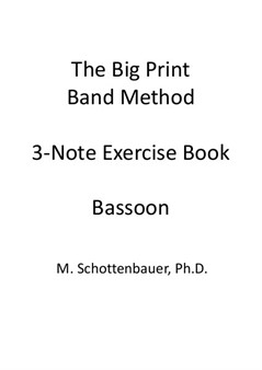 3-Note Exercises: Bassoon