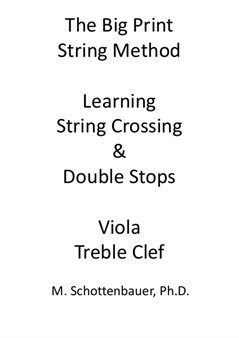 Lernen String Kreuzung & Doppelgriffe: Viola (nur Violinschlüssel)