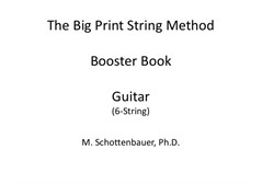 The Big Print Guitar Method Booster Book: Guitar