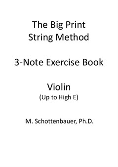 3-Note Exercises: Violin