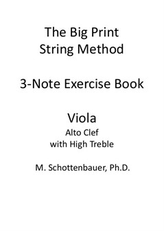 3-Noten Übung: Viola