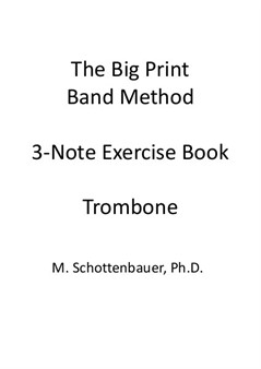 3-Note Exercises: Trombone