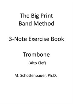3-Note Exercises: Trombone (Alto Clef)