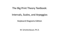 The Big Print Method Theory Textbook: Intervals, Scales, and Arpeggios