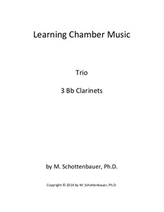 Learning Chamber Music: Clarinet Trio
